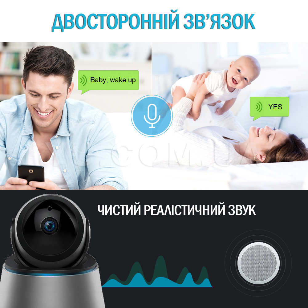 Беспроводная камера видеонаблюдения HD WiFi Q13
