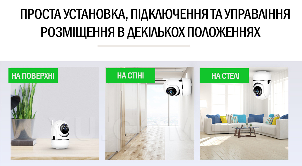 Камера видеонаблюдения Wifi QC011 CAMERA Y7
