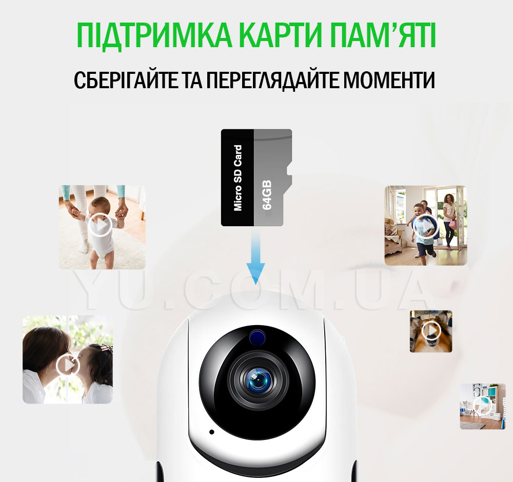 Камера видеонаблюдения Wifi QC011 CAMERA Y7