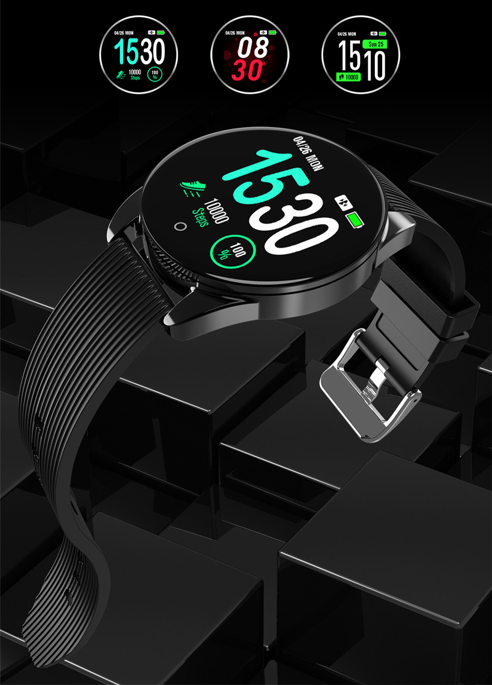 Наручний розумний годинник Smart Watch M12