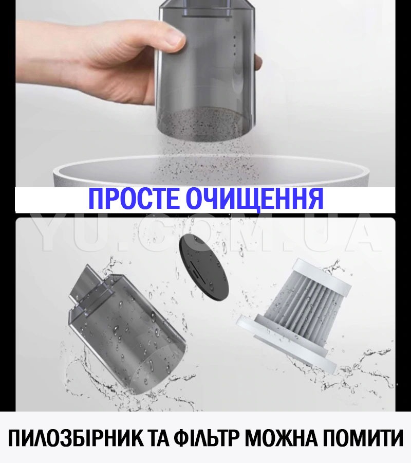 Автомобільний пилосос 2 in 1 Vacuum cleaner Автомобільний пилосос 2 in 1 Vacuum cleaner