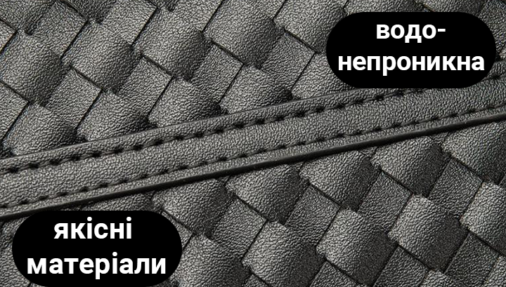 Чоловіча сумка через плече чорна 